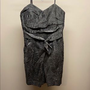 Gray cocktail dress